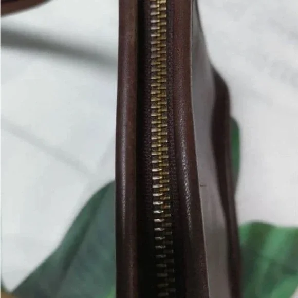 Coach Brown Leather Wristlet - Picture 7 of 11